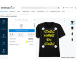 T-Shirts beflocken 2026 (Shirtinator Screenshot)