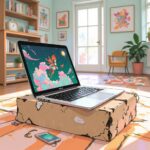Versandrückläufer Laptop (Illustration)
