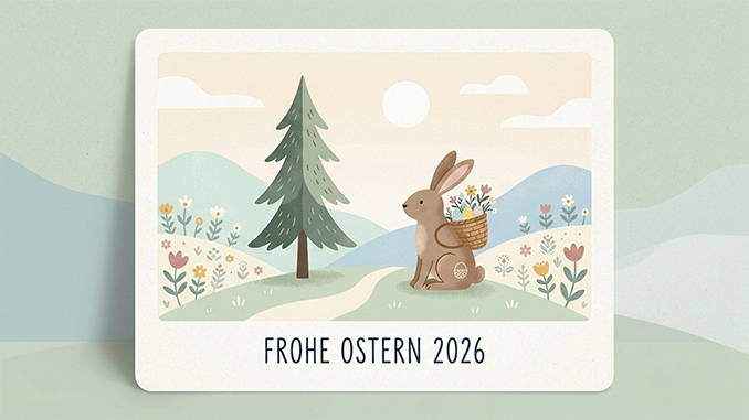 Gedruckte Osterkarten 2026 selbst gestalten
