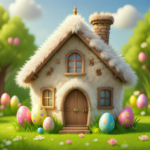 Osterhaus mit Apple Image Playground KI