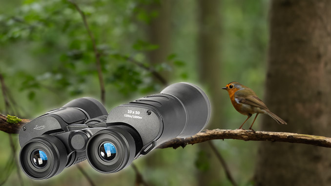 Fernglas mit Eagle-Eye-Technologie, 10x50, BAK4, 2 mm HD-Augenmuscheln Günstiges Fernglas