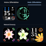 Moto Watch Fit Ziffernblätter (App Screenshot)