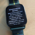 Water Lock auf Moto Watch Fit