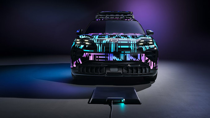 Porsche lädt induktiv (Symbolbild)
