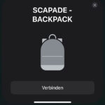 Smart Backpack von Scapade: Apple Find My App