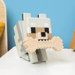 Minecraft Wolf Lampe Halloween Geschenk 2025
