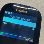 Notfall-Funktionen ein/ausschalten beim Gigaset GL695.