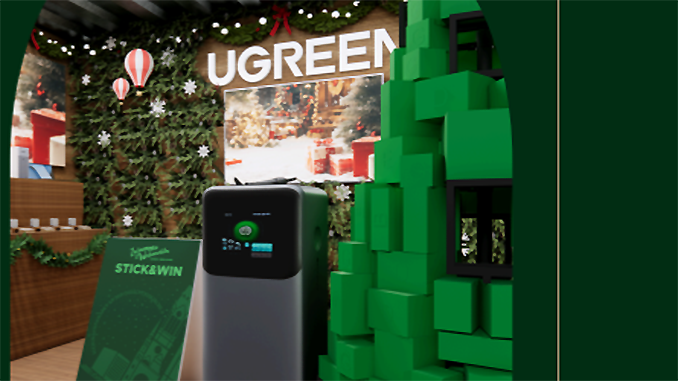 UGREEN in Berlin auf dem Weihnachtsmarkt
