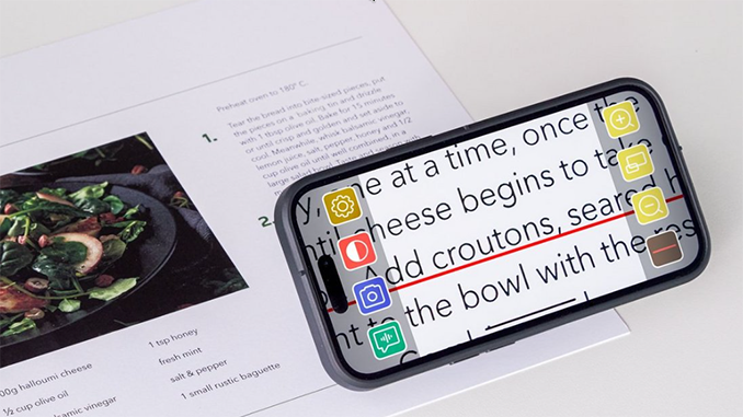 iPhone als Lupe: Optaro von Eschenbach