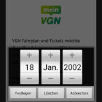 Egon eTarif: VGN Konto anlegen