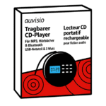 Tragbarer Auvisio CD Player (Illustration)