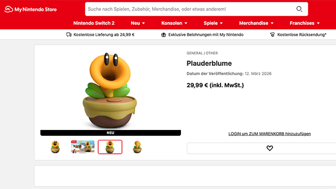Nintendo Plauderblume (Screenshot)