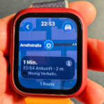 Route zum Objekt auf Apple Watch