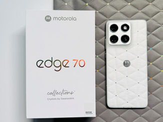 Alltags Test Motorola Edge 70 Cloud Dancer mit Swarovski Glitzer Steinen