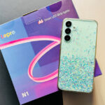 Lepro N1 Test: Verpackung mit Samsung Smartphone 