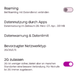 Motorola G17 getestet: 4G (Screenshot)