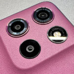 Detail Moto G17: Kamera-Array und Textur Rückseite