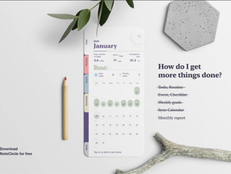 NoteCircle To‑do‑App (Screenshot)