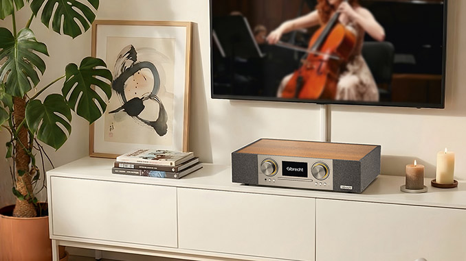 Albrecht DR 1000: All-in-One-Soundsystem mit Subwoofer für Heimkino, Streaming und Radio