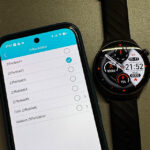 Pearl Smartwatch mit EKG mit App auf Android Smartphone