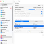 Screenshot MacOS Einstellungen Audioausgabe