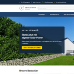 Photovoltaik Online Shops in Deutschland finden: venturama Solar (Screenshot)