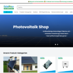 Günstige PV Anlagen online kaufen: IsolarPro (Screenshot)