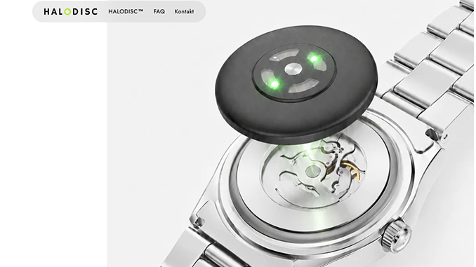 Halodisc Gesundheitstracker (Screenshot)