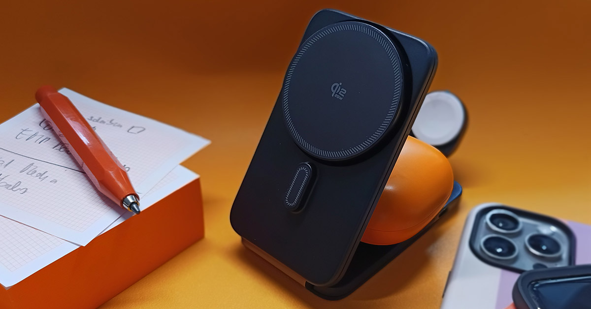 Ich teste ein 3-in1-Ladegerät