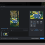 Reframe-Funktion mit KI in Cyberlink Power Director für PC (Screenshot)