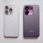 iPhone neben Oppo Reno 16 5G