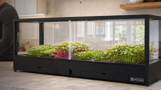 Grovero Mikrofarm für Microgreens
