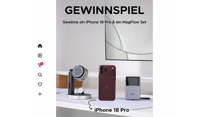 Ugreen iPhone 18 Instagram Gewinn Spiel