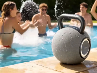 Der Lenco ORBITA-360 ist ein wasserdichter Bluetooth Lautsprecher mit 360°-Klang